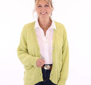 Alpaca Blend Pocket Cardi