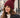 Solid beanie with pompom and sequins with lining: Bordeaux