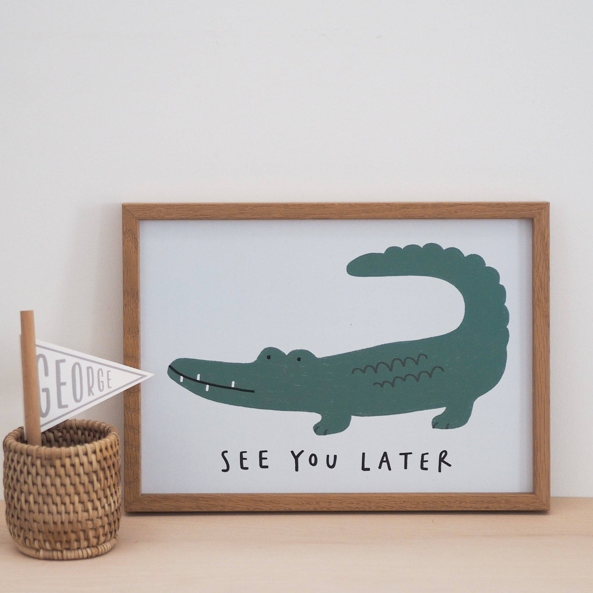 See You Later Alligator Print