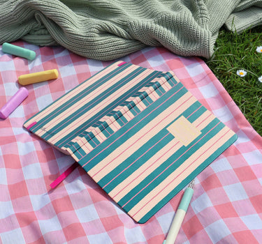 Journal Notebook – Candy Stripes A5 Design