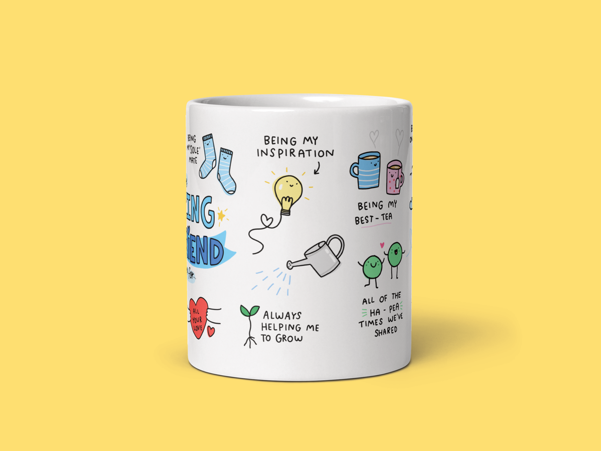 AMAZING BOYFREIND MUG,gift for him