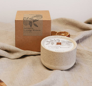 Citronella & Orange Blossom Soy Wax Candle