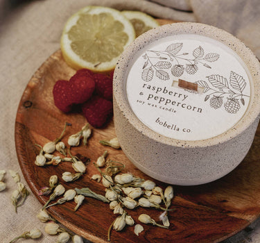 Raspberry & Peppercorn Soy Wax Candle