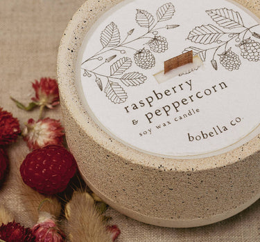Raspberry & Peppercorn Soy Wax Candle