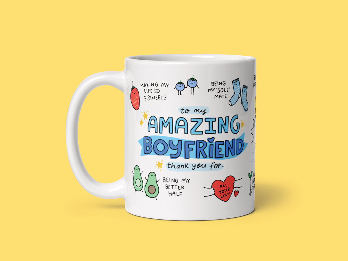 AMAZING BOYFREIND MUG,gift for him