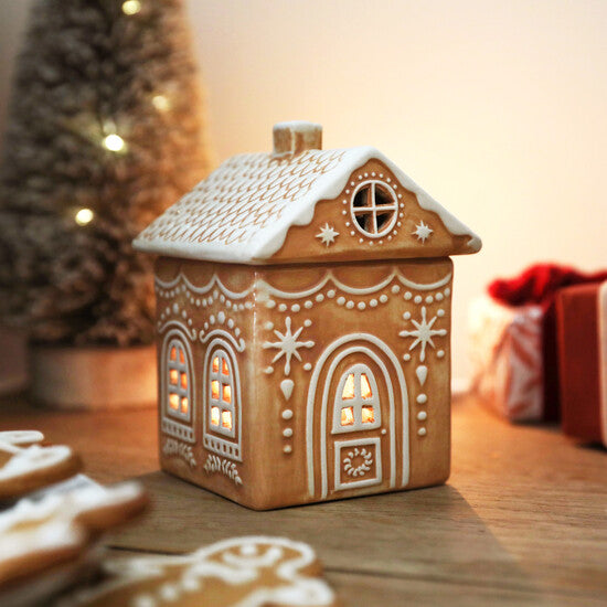 Gingerbread House Ceramic Wax Melt Burner