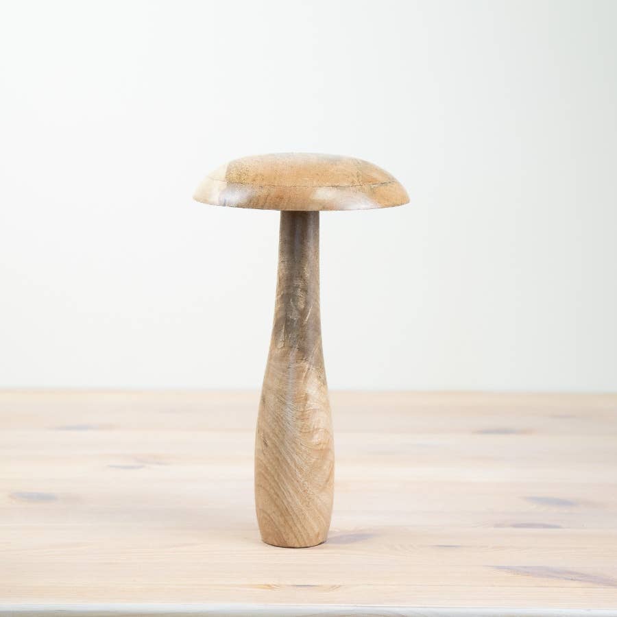 Mango Wood Mushroom, 26cm