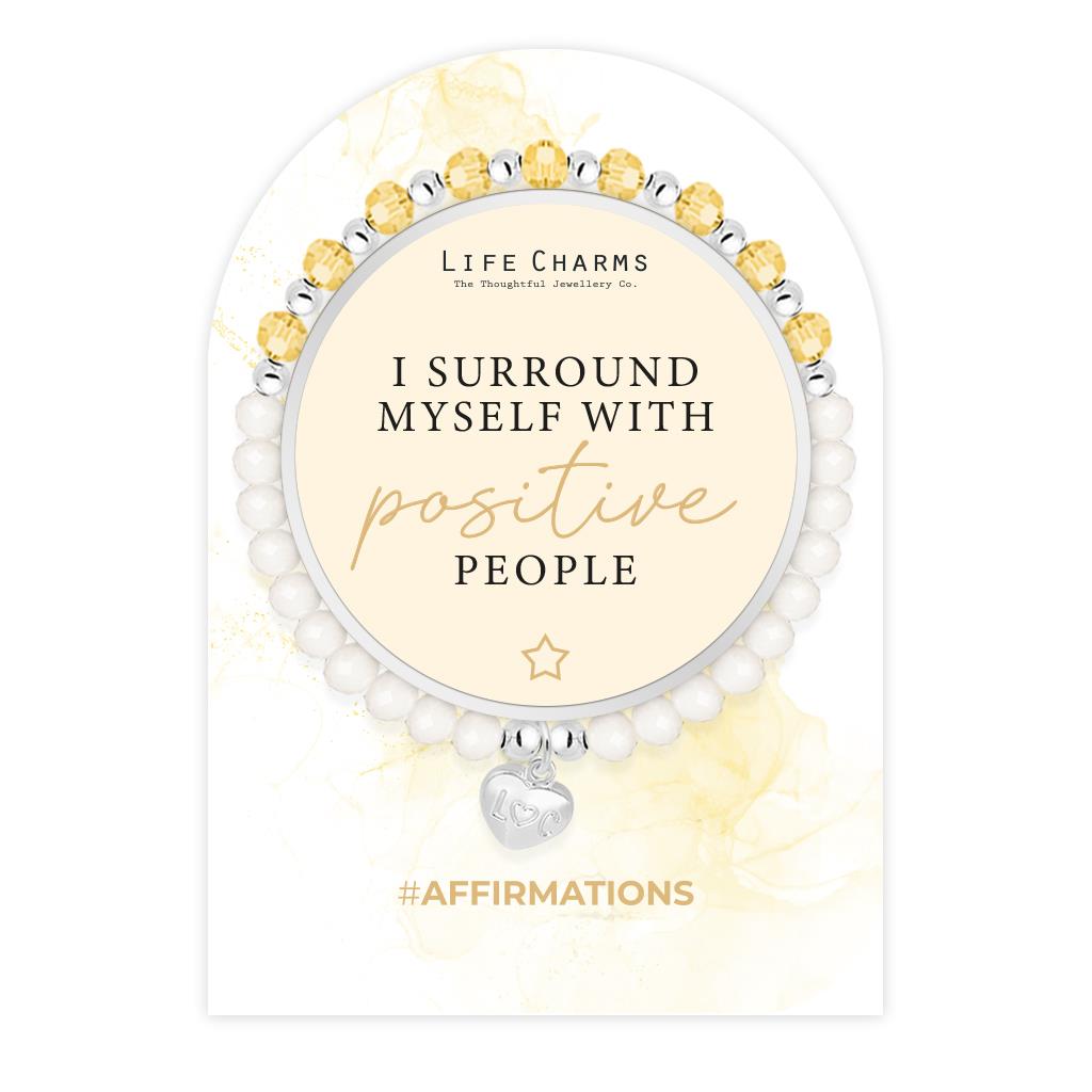 Affirmation bracelet - Positive people