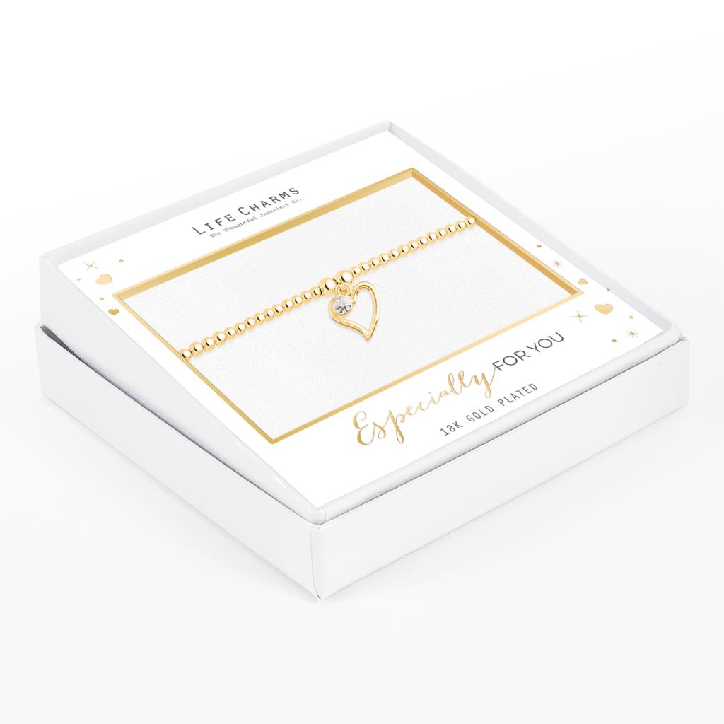 EFY Open heart bracelet in gold