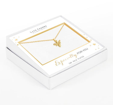 EFY Gold bee necklace