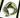 Satin scarf with magnetic pearl clasp: Vert