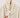 Striped knit triangle scarf: Beige