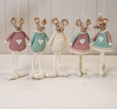 Green Fabric Sitting Mouse