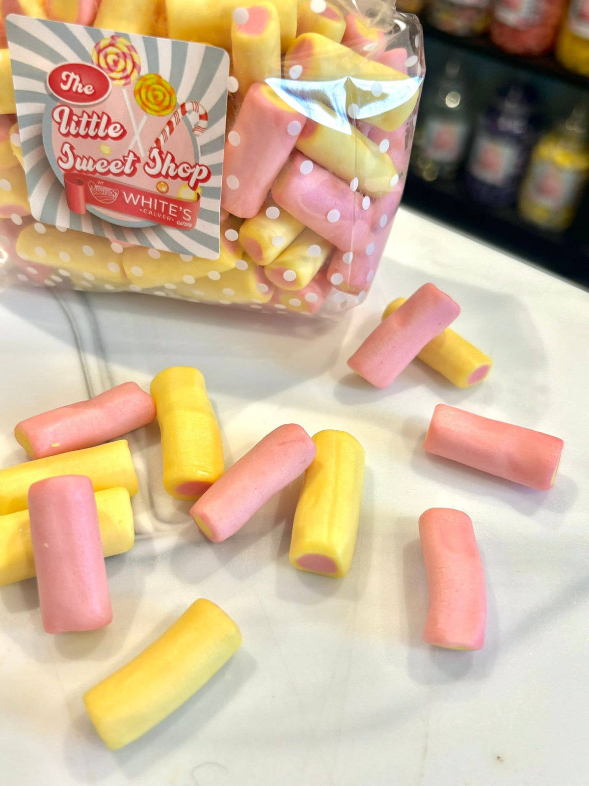 Rhubarb and Custard Sweet Bag 250g