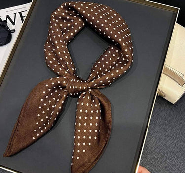 square scarf, cotton-effect