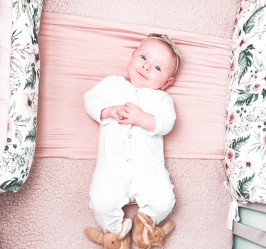 Bunny Baby Soft Slippers Brown, House Shoes - (0-6months)
