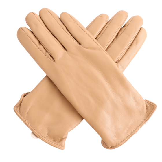 Faux leather gloves