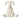 White Ceramic Bunny With Pink Bow