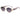 Oval Sunglasses with 3 Flowers Details blush pink