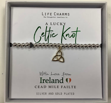 Celtic knot life charm