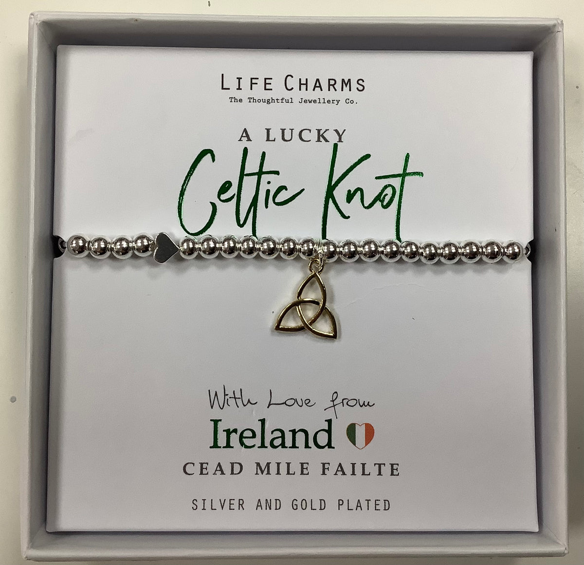 Celtic knot life charm