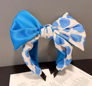 Spotted Summer Knot Bow Headband