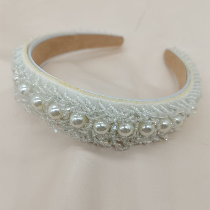 Ivory pearl hairband