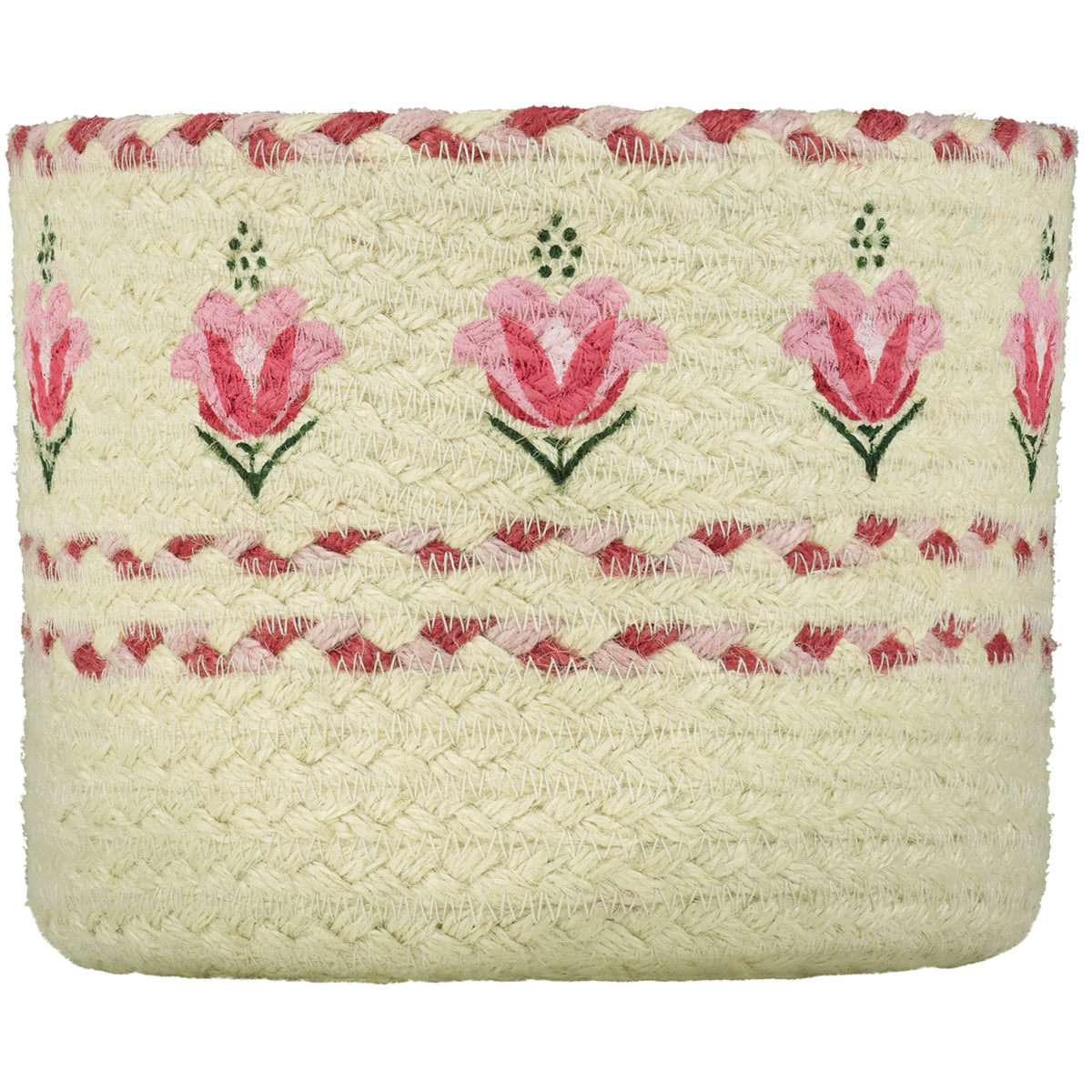 Pink lily basket