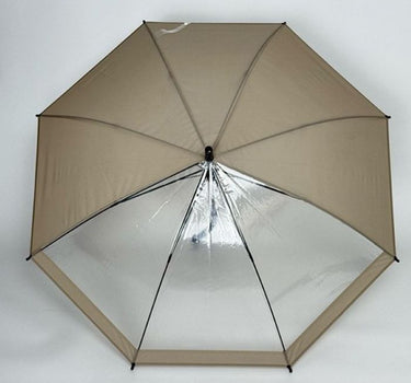 Rain Umbrella with Transparent Panel