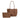 Woven Effect Tote Bag with Matching Zip Pouch