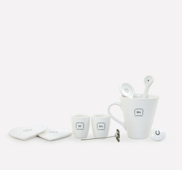 Egg cup set-Mr & Mrs