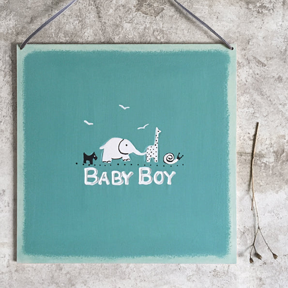 Baby boy sign