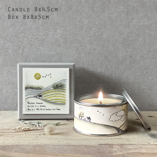 Boxed candle-Because someone we love