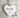 Porcelain heart-Mr and Mrs