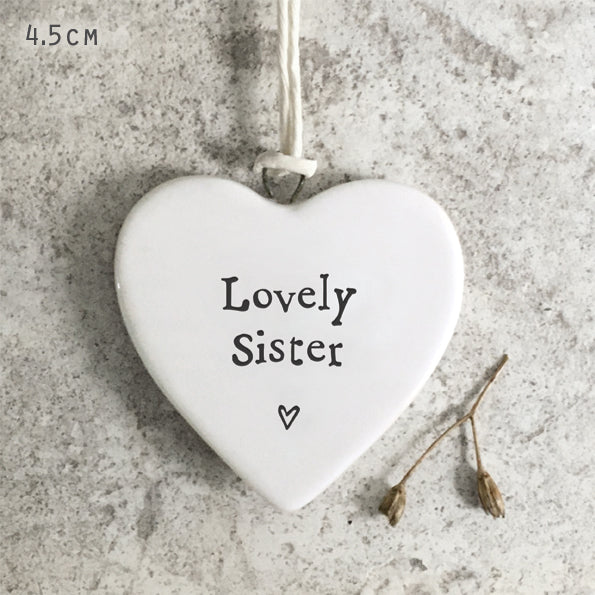 Porcelain heart-Lovely sister