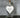 Porcelain round heart-Because someone we love