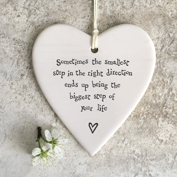 Porcelain round heart-Smallest step