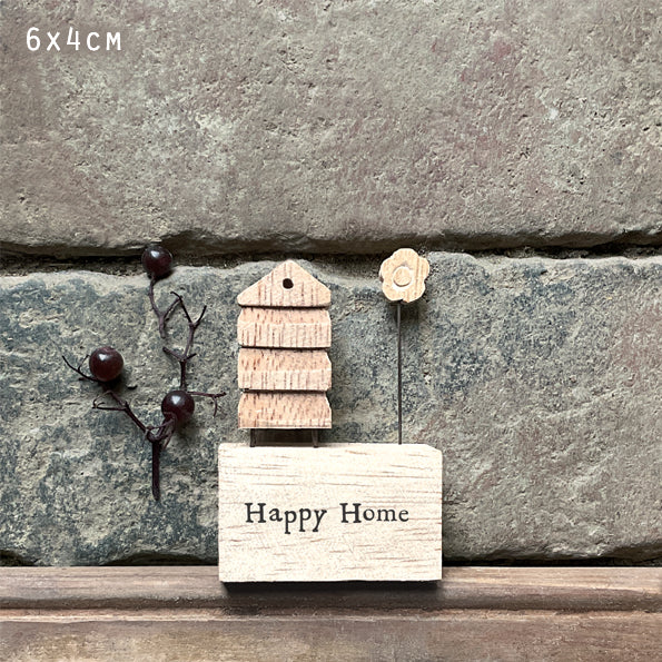 Wood scene-Happy home beehive