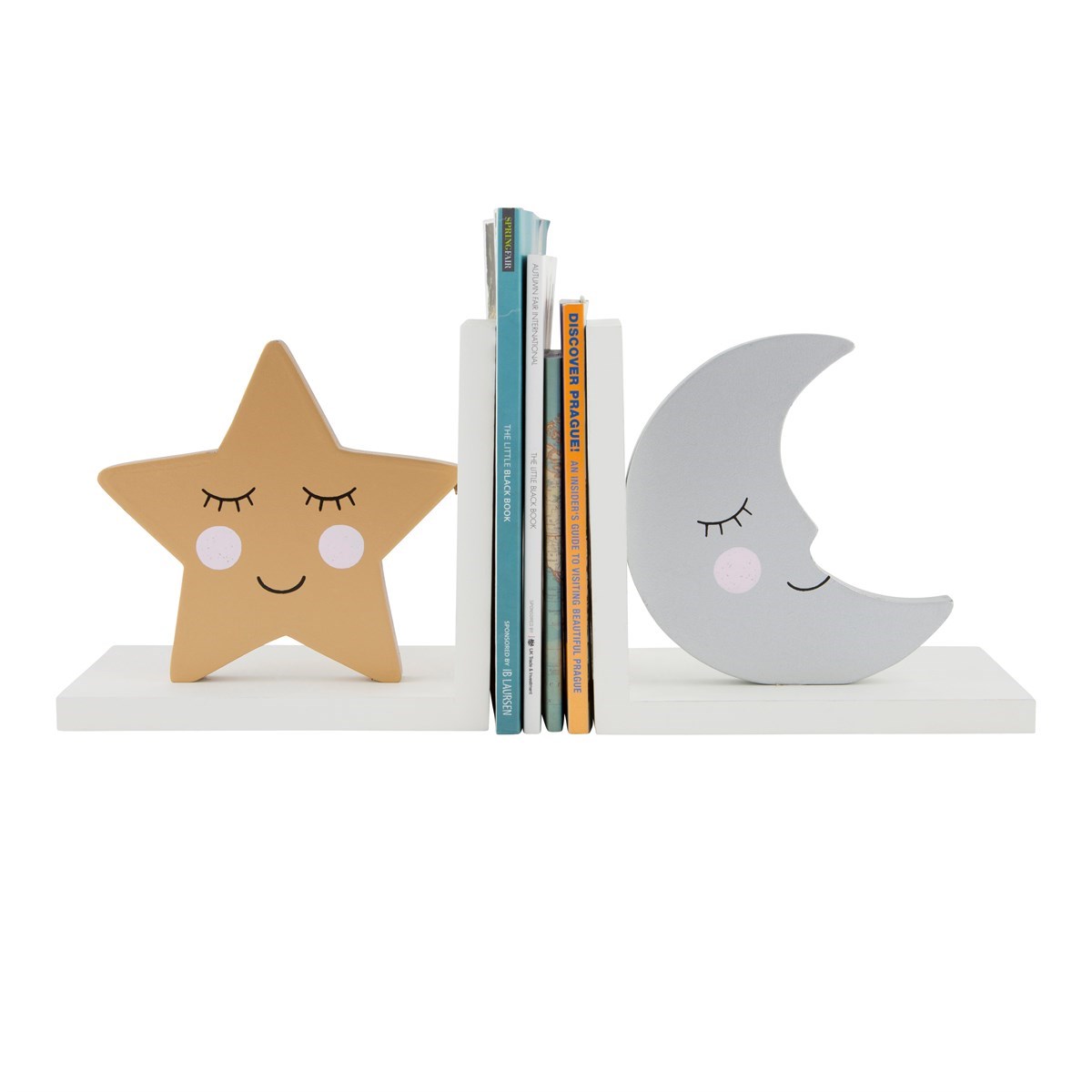 Sweet Dreams Star &amp; Moon Bookends