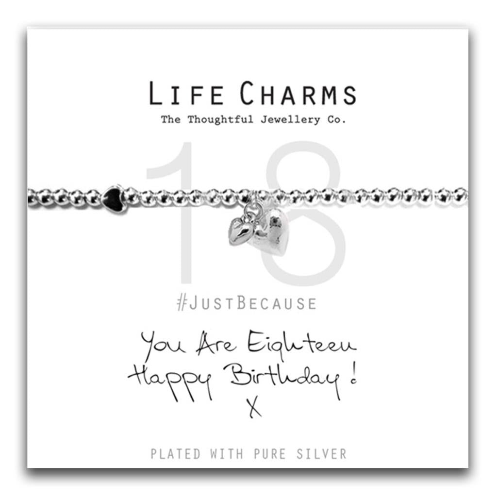 Life Charms..Your Are 18 Bracelet