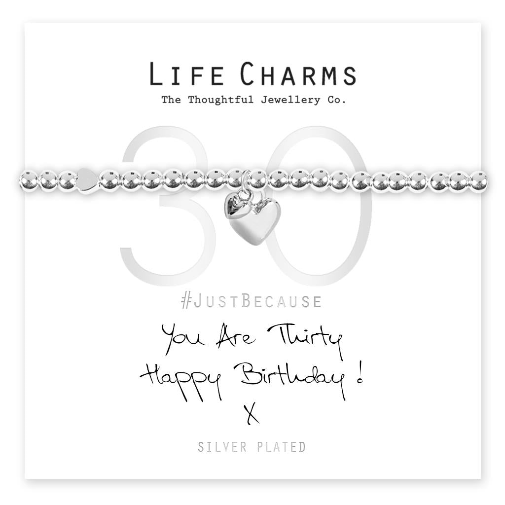 Life Charms 30th Bracelet