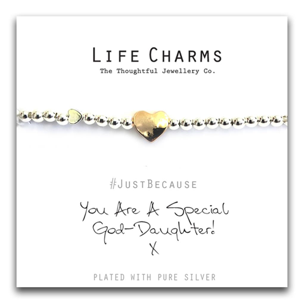 Life Charms..Special God Daughter Bracelet