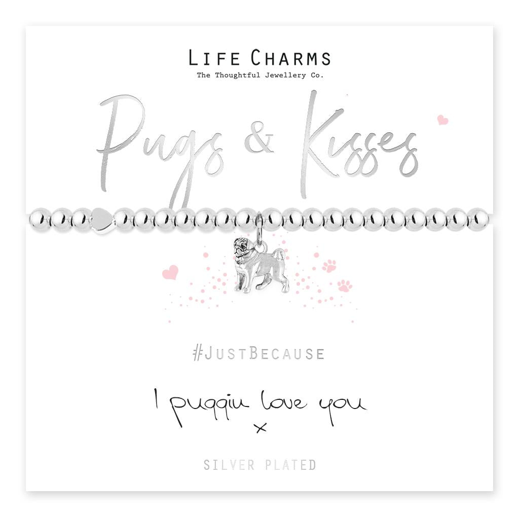 Life charms pugs and kisses