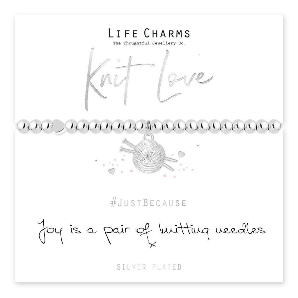 Life charms knit love